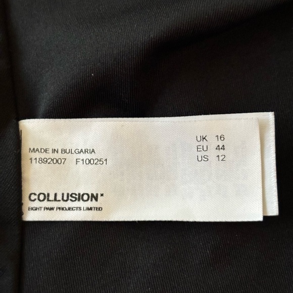 Collusion womens one piece swimsuit. Size 12 - Picture 4 of 7